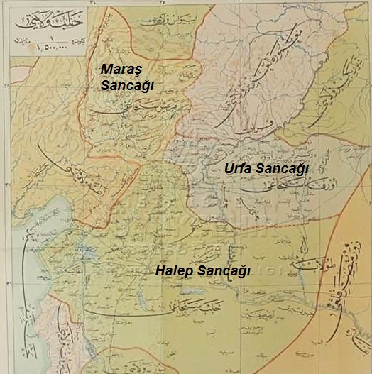 Halep Vilayeti Haritası